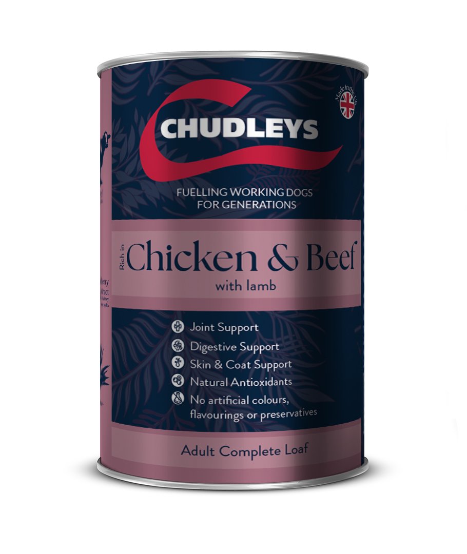 Chudleys Chicken & Beef with Lamb Wet 12x395g - North East Pet Shop Chudleys