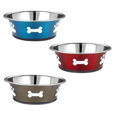 Classic Posh Paws SSteel Dish 6x2500ml - North East Pet Shop Classic