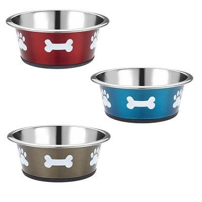 Classic Posh Paws SSteel Dish 6x900ml - North East Pet Shop Classic