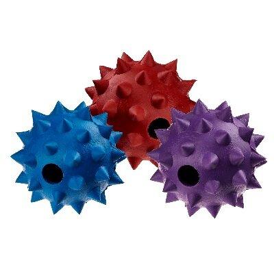 Classic Rubber Spike Ball with Bell - North East Pet Shop Best Pets