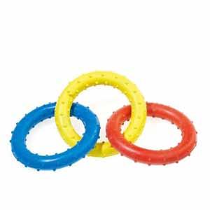 Classic Triple Ring Rubber Tug 6x190mm - North East Pet Shop Classic