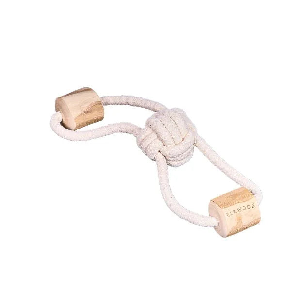 Coffee Wood Knot Dumbell Toy - North East Pet Shop Elkwood