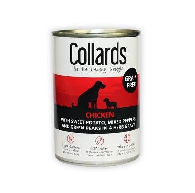 Collards Adult Grain Free Chicken Gravy 12x390g - North East Pet Shop Collards