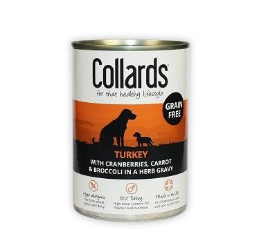 Collards Adult Grain Free Turkey Gravy 12x390g - North East Pet Shop Collards