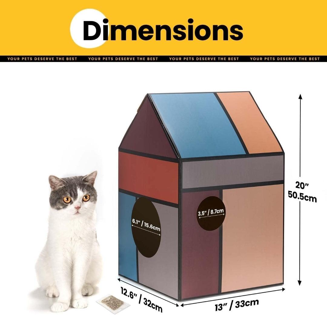 Conlun Cardboard Cat House - North East Pet Shop North East Pet Shop 