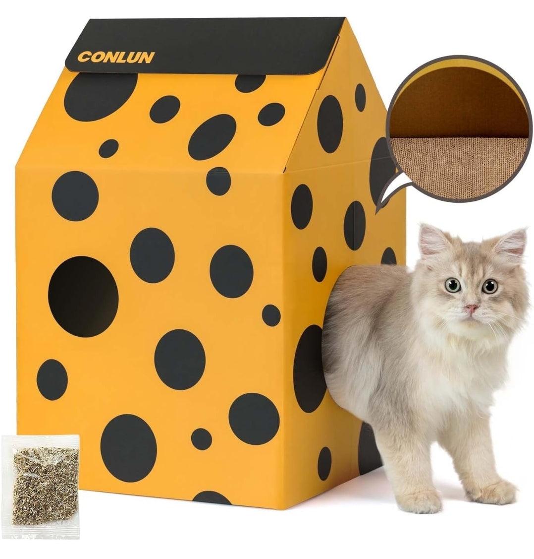 Conlun Cardboard Cat House - North East Pet Shop North East Pet Shop 