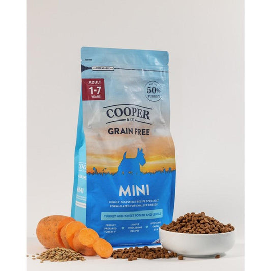 Cooper & Co Mini Turkey with Sweet Potato and Lentils 1.5kg - North East Pet Shop Cooper & Co