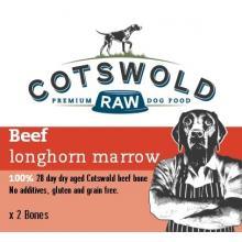 Cotswold Raw Beef Marrow Bones, 500g - North East Pet Shop Cotswold