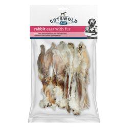 Cotswold Raw Rabbit Ear With Fur, 100g - North East Pet Shop Cotswold