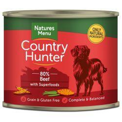 Country Hunter 80% Beef with Superfoods, 6 x 600g - North East Pet Shop Country Hunter
