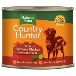 Country Hunter 80% Salmon & Chicken with Superfoods, 6 x 600g - North East Pet Shop Country Hunter