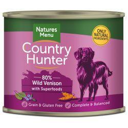 Country Hunter 80% Wild Venison with Superfoods, 6 x 600g - North East Pet Shop Country Hunter
