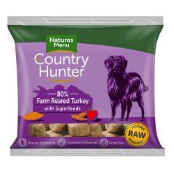 Country Hunter Nuggets Farm Reared Turkey with Superfoods, 1kg - North East Pet Shop Natures Menu