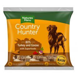 Country Hunter Nuggets Turkey & Goose with Superfoods - North East Pet Shop Natures Menu
