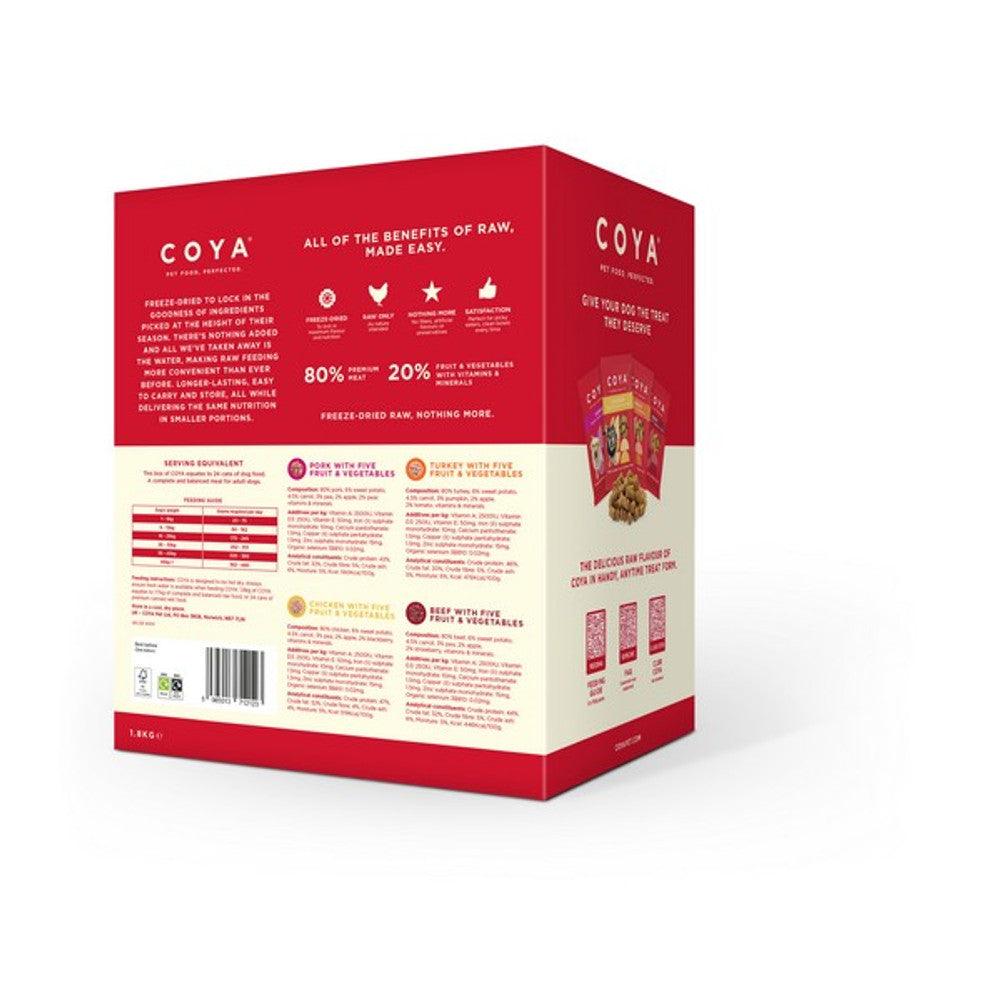 Coya Adult Dog Food - Multipack 12 x 150g - North East Pet Shop Coya