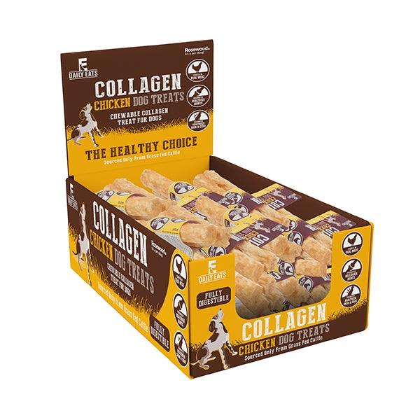 Daily Eats Collagen Chk Med Rolls 35x50g - North East Pet Shop Daily Eats