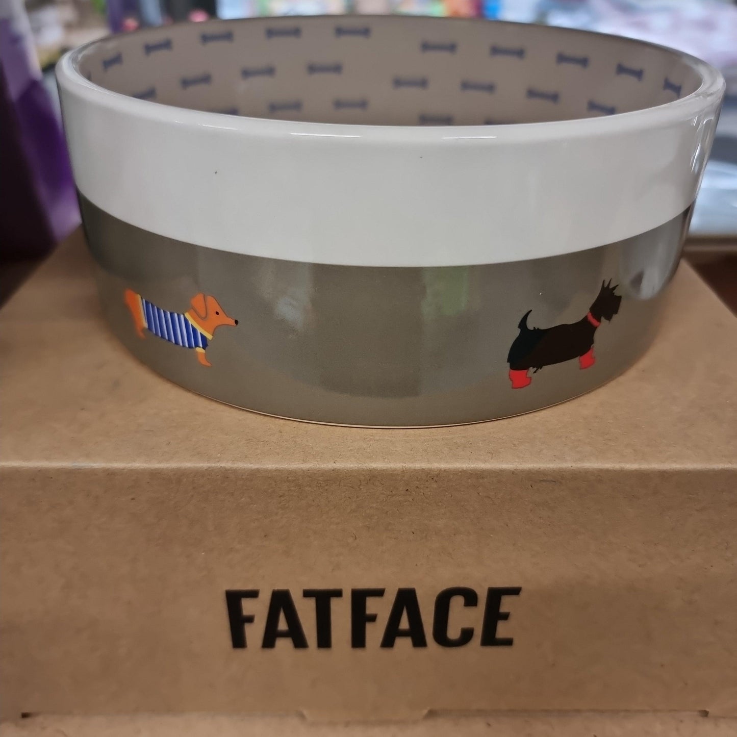 Danish Design Fatface Marching Dog Bowl - North East Pet Shop Danish Design