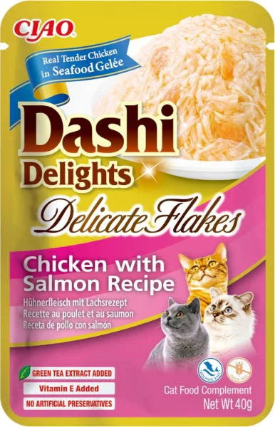 Dashi Delights Delicate Flakes Chicken with Salmon Recipe - North East Pet Shop Dashi