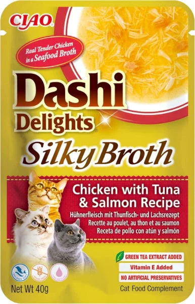 Dashi Delights Silky Broth Chicken with Tuna & Salmon Recipe - North East Pet Shop Dashi