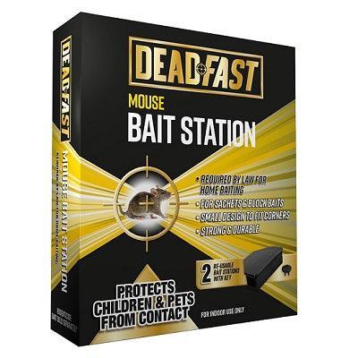 Deadfast Ready To Use Mouse Station x2 - North East Pet Shop Deadfast