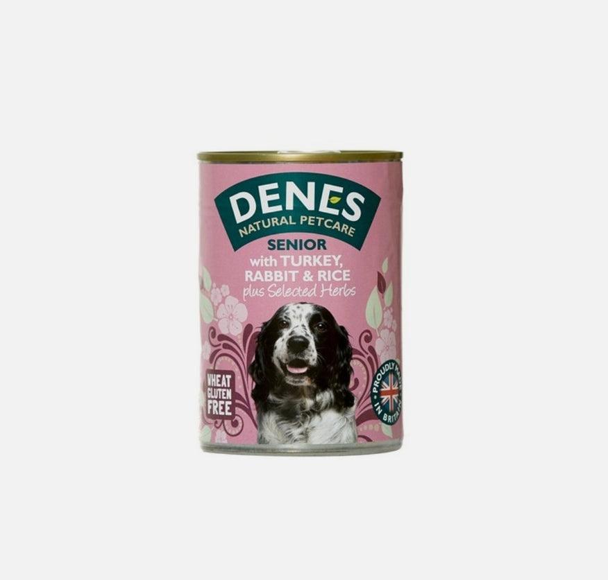 Denes Senior Dog Turkey Rabbit Rice Herbs 400g - North East Pet Shop Denes