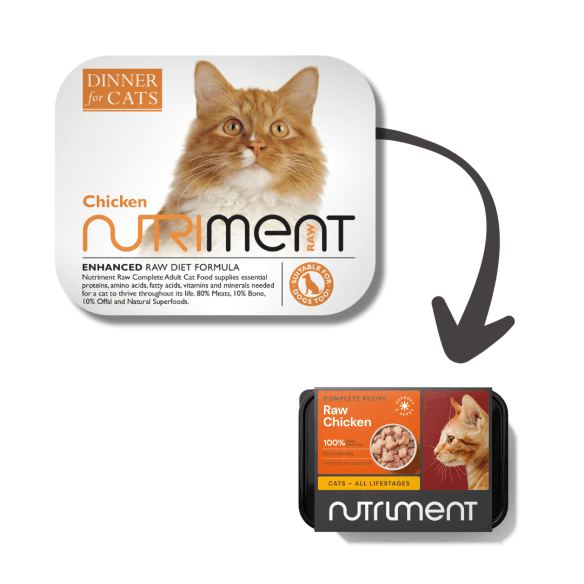 Dinner for Cats - Chicken - 175g tub - North East Pet Shop Nutriment