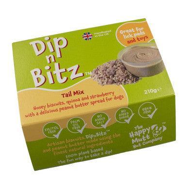 Dip N Bitz 210g Tail Mix - Honey Biscuit, Strawberry, Peanut and Quinoa - North East Pet Shop Dip N Bitz