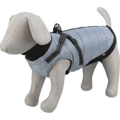 Dog Coat with harness - Pontis Grey - North East Pet Shop Trixie