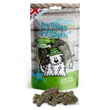 Dog Gone Fishin White fish Green Lipped Mussel Crunchies - North East Pet Shop Dog Gone Fishin