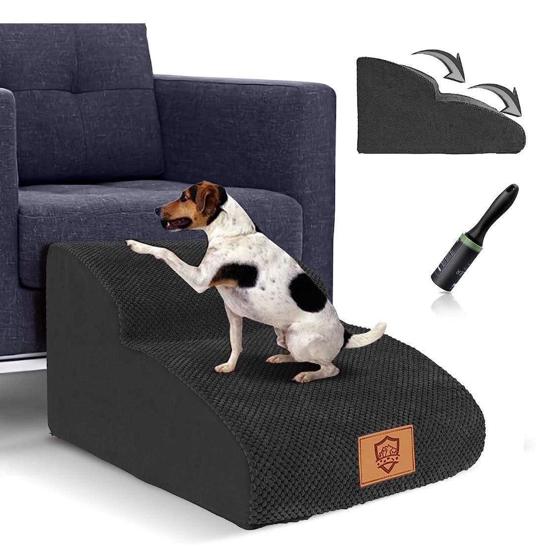 Dog Stairs for Bed/Sofa, 2-Steps High Density Foam Pet Stairs - North East Pet Shop Dog Shack UK