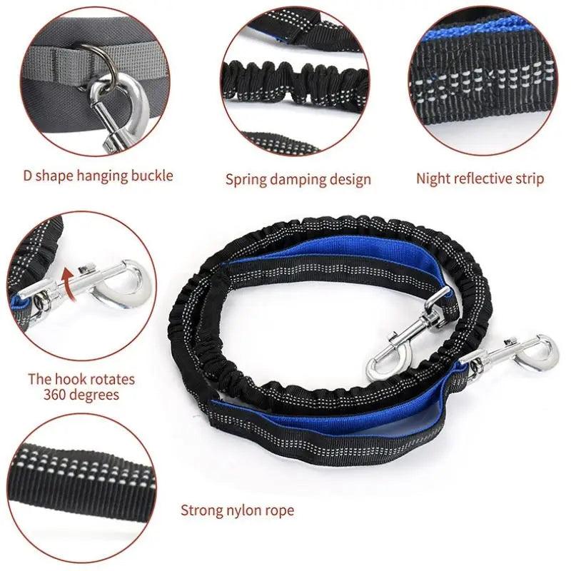 Dog Walking Belt & Lead - Hiking, Running Fully Adjustable - North East Pet Shop North East Pet Shop 