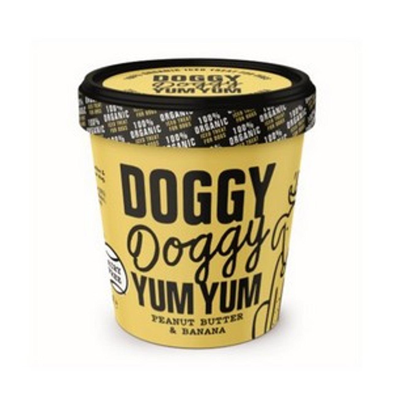 Doggy Doggy Yum Yum - Organic, Vegan Iced Treat for Dogs Peanut Butter & Banana - North East Pet Shop Doggy Doggy Yum Yum