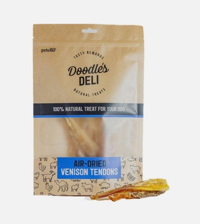 Doodles Deli Air Dried Venison Tendon 120g - North East Pet Shop Doodles Deli