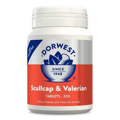 Dorwest Scullcap & Valerian Tablets 200 - North East Pet Shop Dorwest