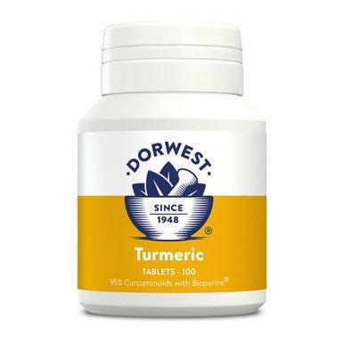 Dorwest Turmeric Tablets 100 - North East Pet Shop Dorwest