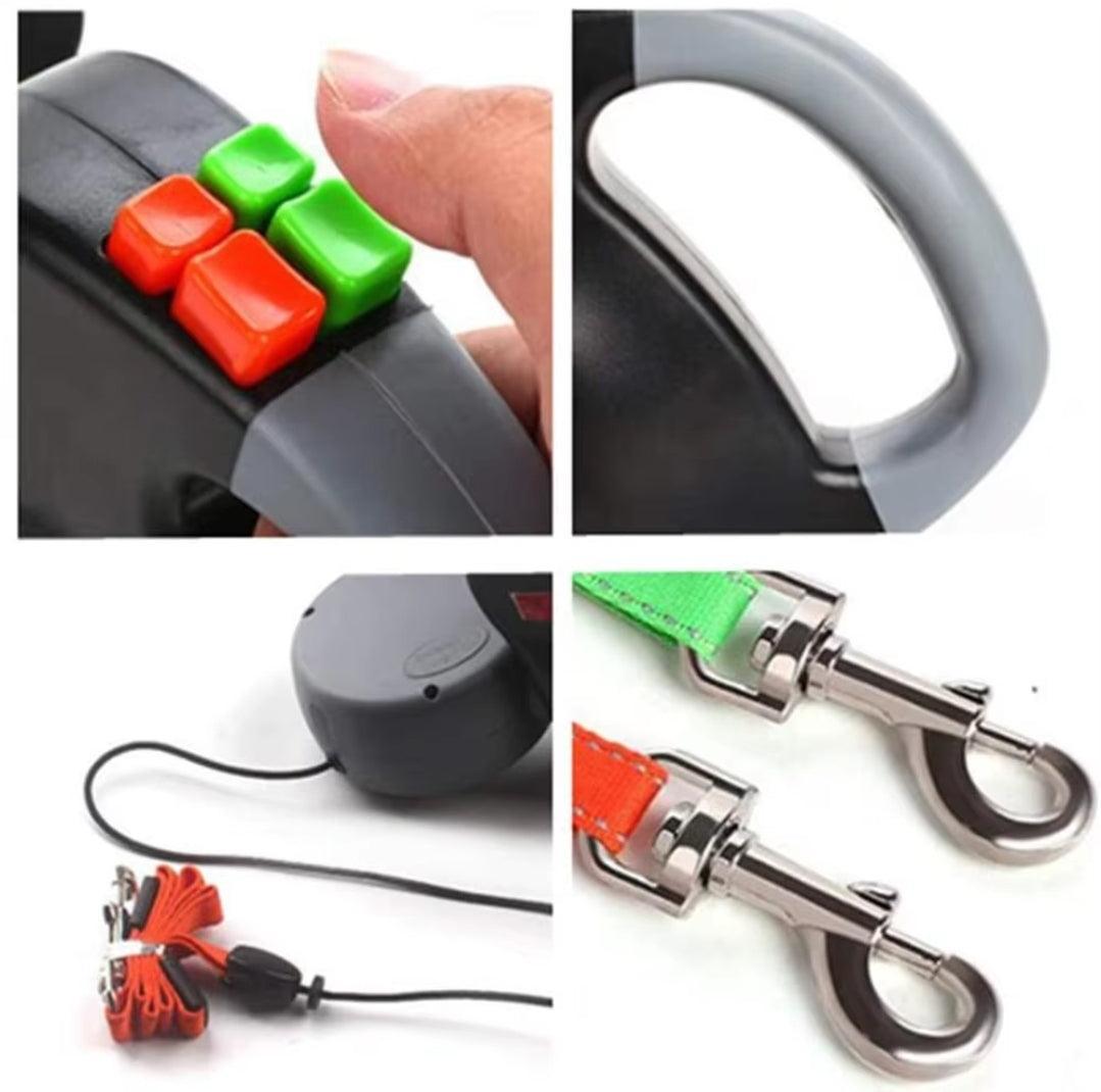 Double Dog Anti Twist Extendable Lead - No More Tangle! - North East Pet Shop Dog Shack UK