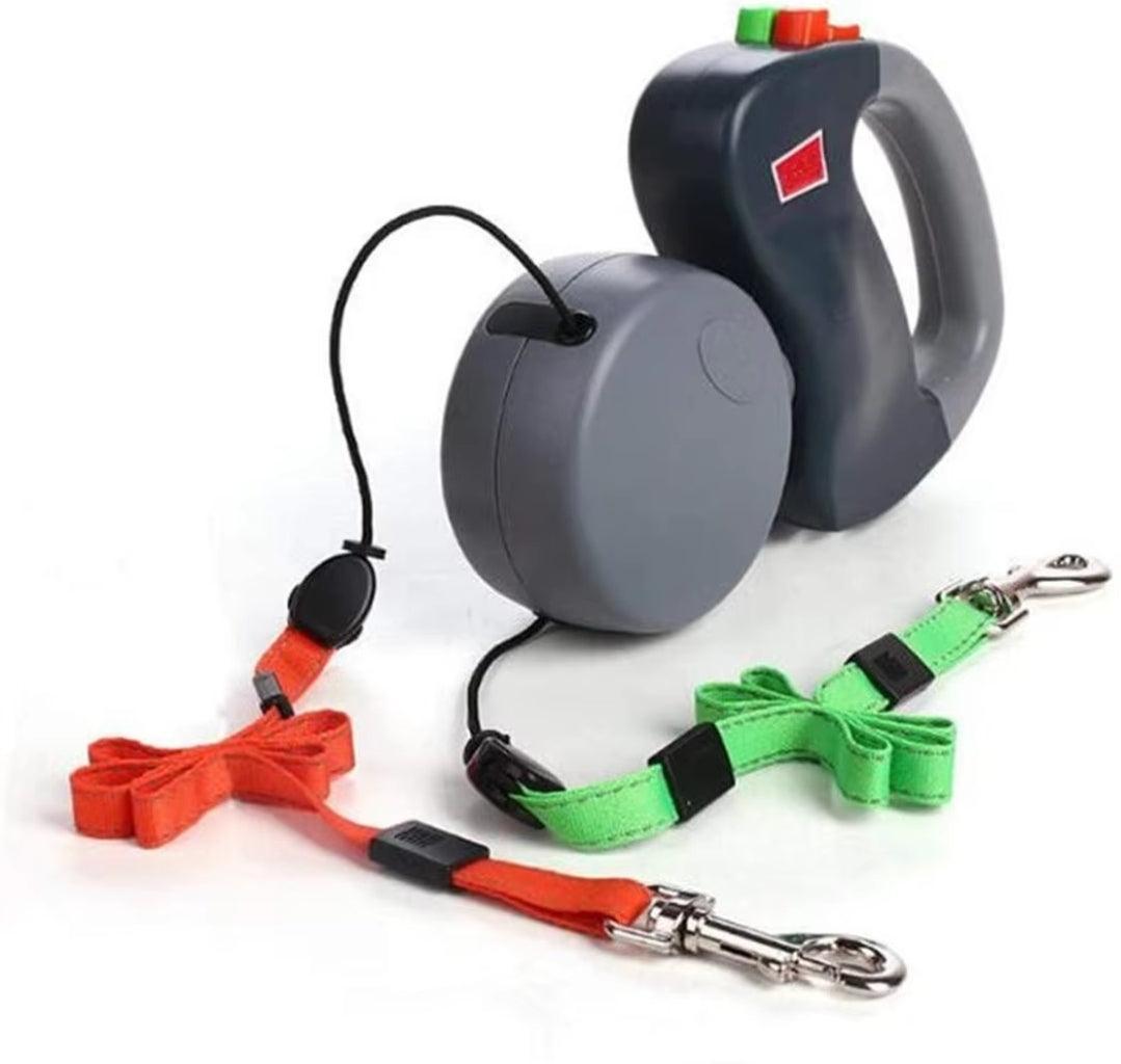 Double Dog Anti Twist Extendable Lead - No More Tangle! - North East Pet Shop Dog Shack UK