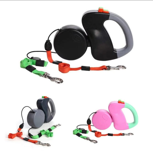 Double Dog Anti Twist Extendable Lead - No More Tangle! - North East Pet Shop Dog Shack UK