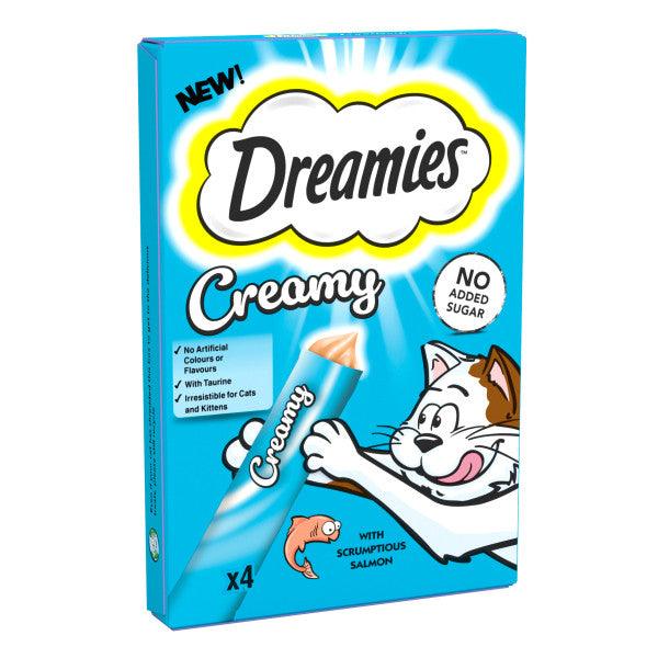 Dreamies Creamy Salmon 11x40g - North East Pet Shop Dreamies