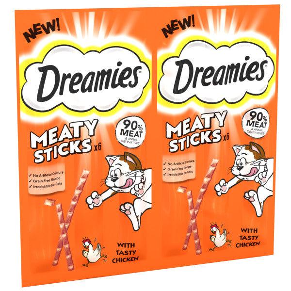 Dreamies Meaty Sticks Chicken 14x30g - North East Pet Shop Dreamies