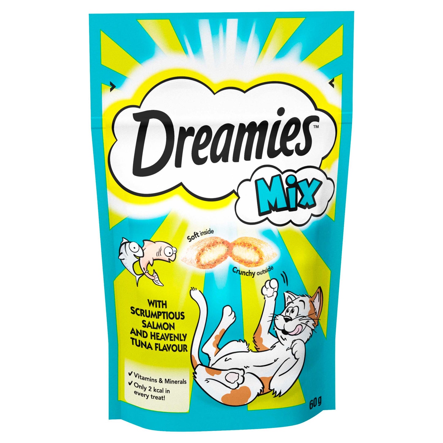 Dreamies Mix Salmon & Tuna 8x60g - North East Pet Shop Dreamies