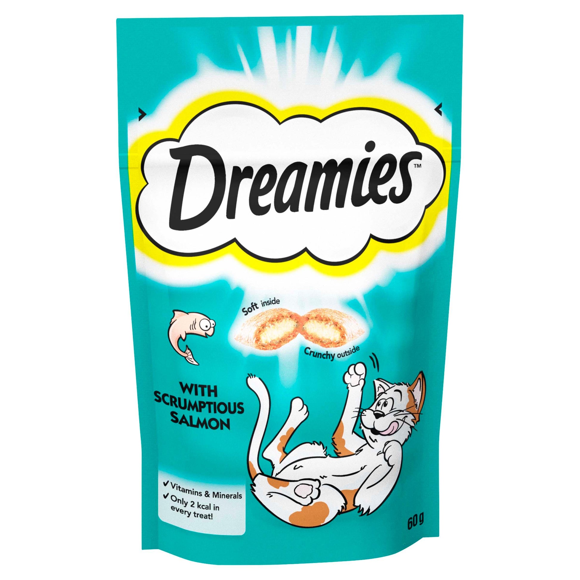 Dreamies Salmon 8x60g - North East Pet Shop Dreamies