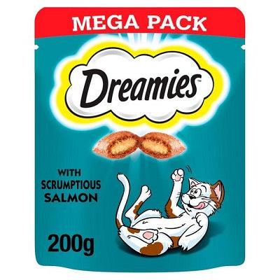 Dreamies Salmon Mega Pack 6x200g - North East Pet Shop Dreamies