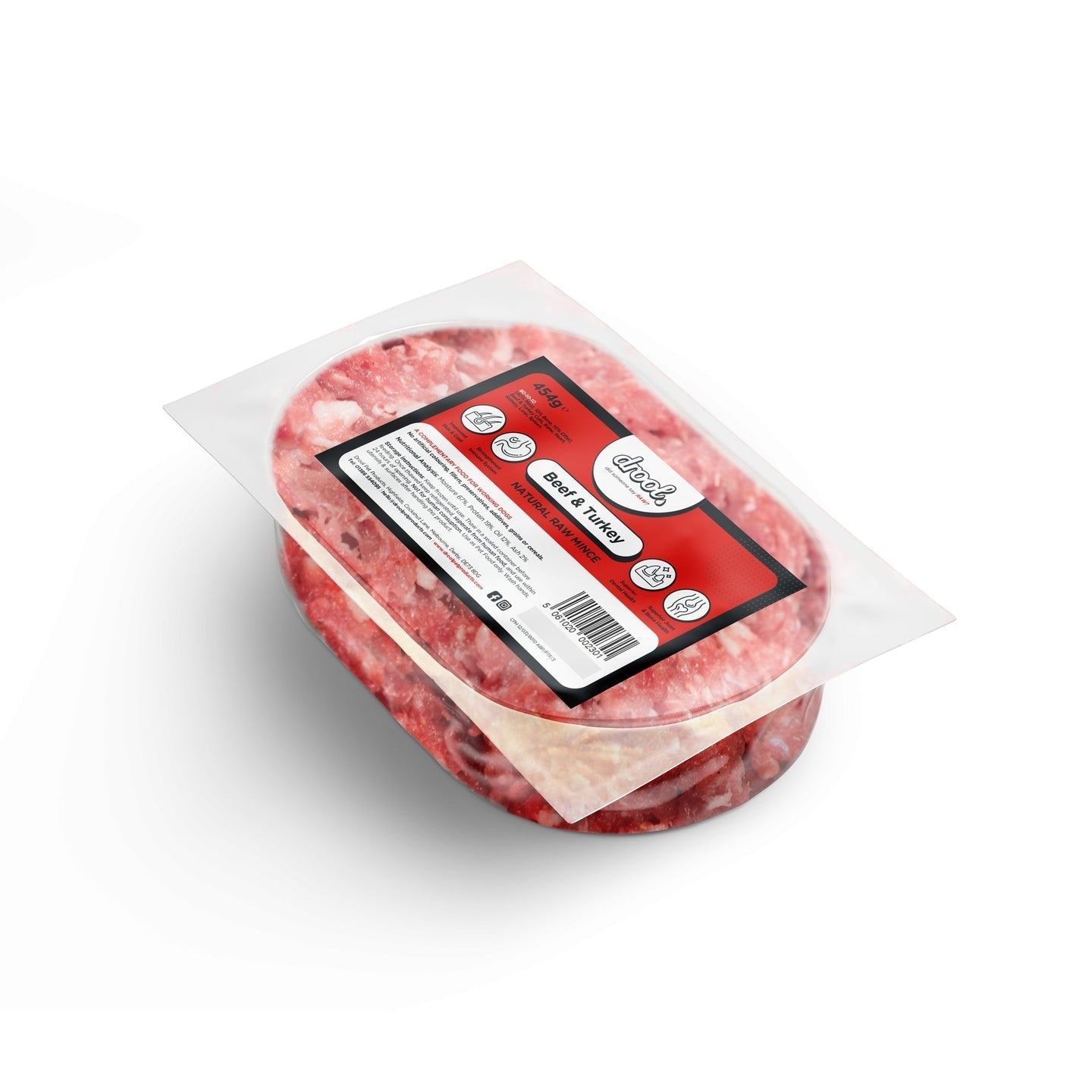 Drool Mince Standard Beef & Turkey 21 BOX DEAL - North East Pet Shop Drool