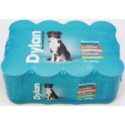 Dylan For Working Dogs Variety 12 Pack, 400g - North East Pet Shop Dylan