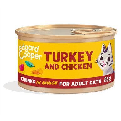 Edgard & Cooper Cat Chunks Turkey & Chicken 85g - North East Pet Shop Edgard & Cooper