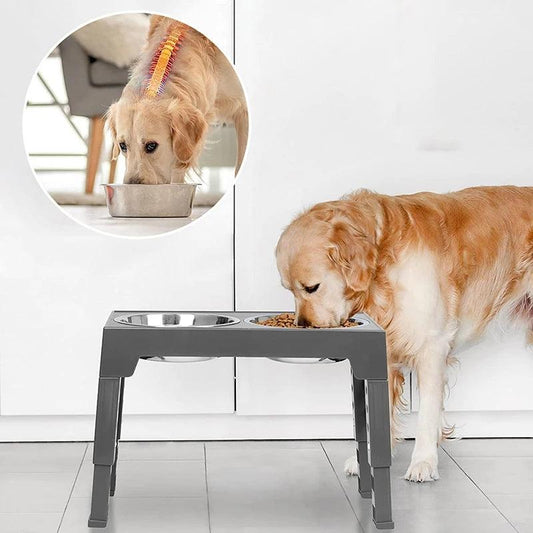 Elevated Adjustable Dog Bowls - North East Pet Shop North East Pet Shop 