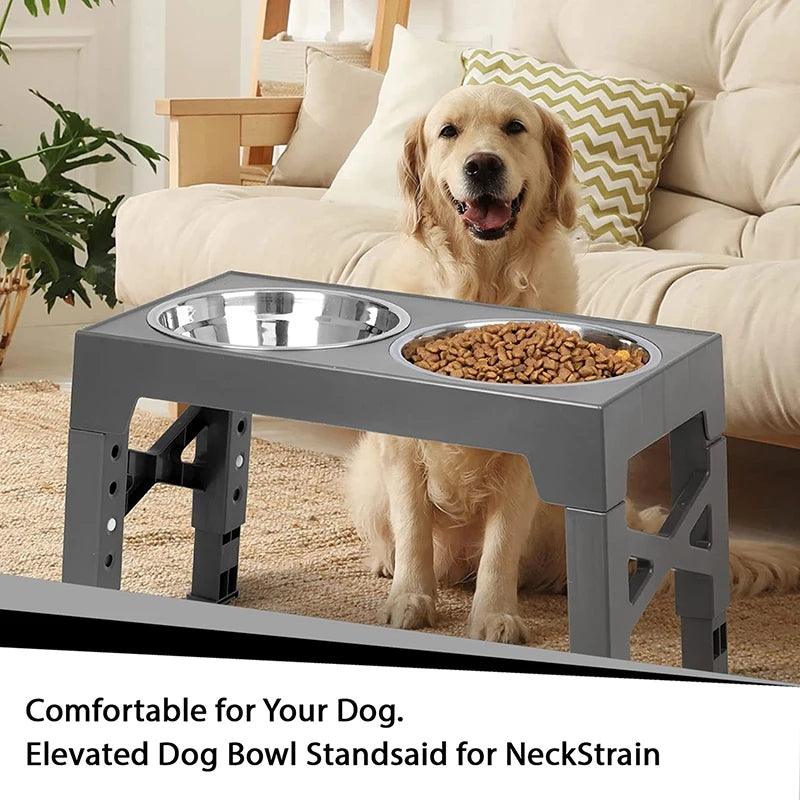 Elevated Adjustable Dog Bowls - North East Pet Shop North East Pet Shop 