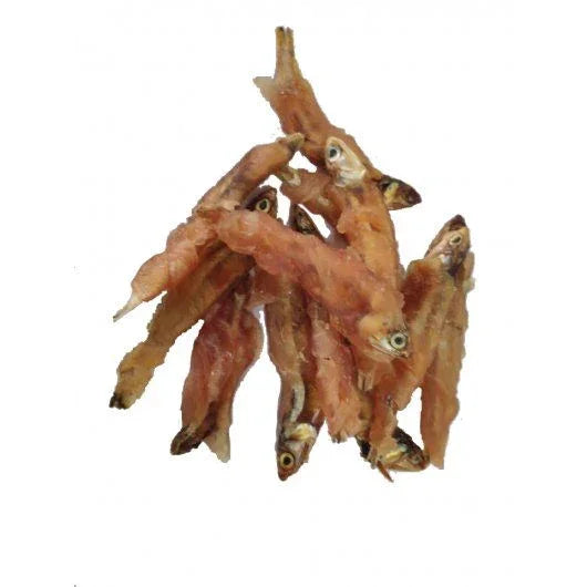 Elkwood 100% Chicken Wrapped Sprats Fish - North East Pet Shop Elkwood