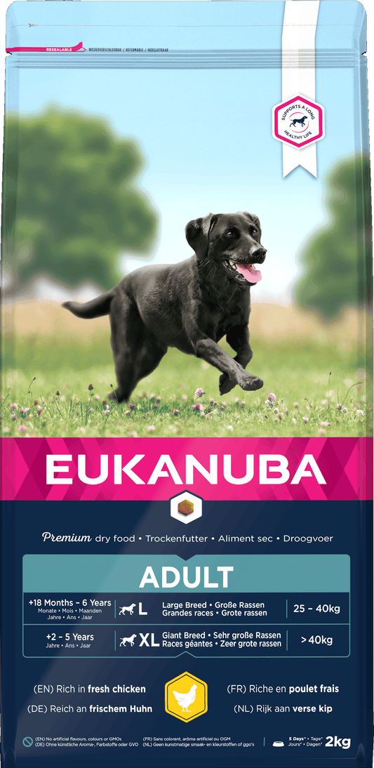 Eukanuba Adult Large Breed Chicken 2kg - North East Pet Shop Eukanuba